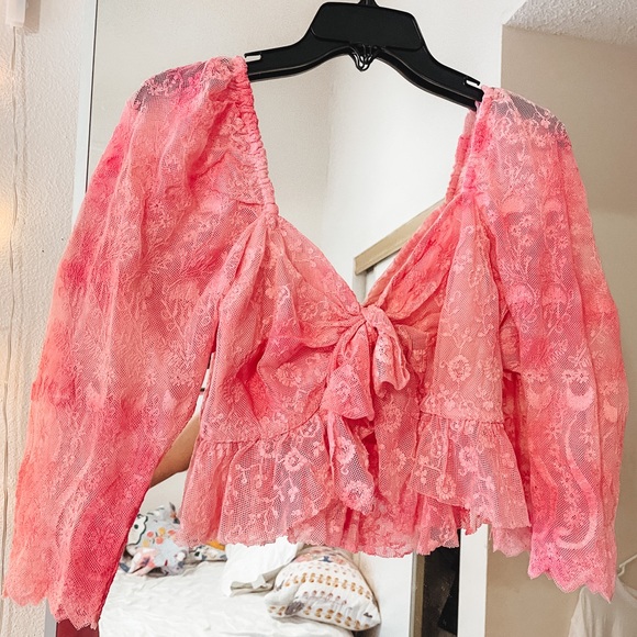 LoveShackFancy Tops - Loveshackfancy Hand-Dyed Exclusive Bespoke Top